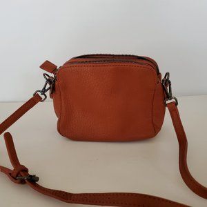 Co Lab Triple Zip Crossbody Orange